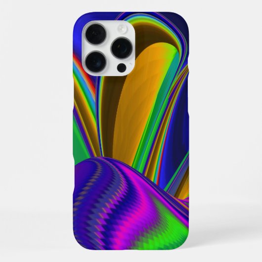 Summerrainboeg, Abstracte 3D Rainbowart iPhone Hoesje (Achterkant)