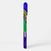 Summerrainboeg, Abstracte 3D Rainbowart iPhone Hoesje (Rechterkant)
