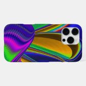Summerrainboeg, Abstracte 3D Rainbowart iPhone Hoesje (Achterkant horizontaal)