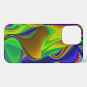 Summerrainboeg, Abstracte 3D Rainbowart iPhone Hoesje (Achterkant horizontaal)