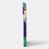 Summerrainboeg, Abstracte 3D Rainbowart iPhone Hoesje (Linkerkant)