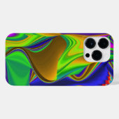 Summerrainboeg, Abstracte 3D Rainbowart iPhone Hoesje (Achterkant horizontaal)
