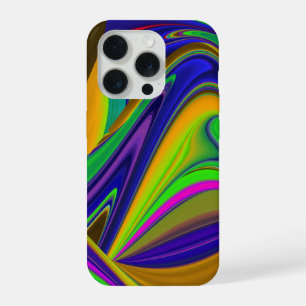 Summerrainboeg, Abstracte 3D Rainbowart iPhone 15 Pro Case