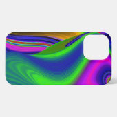 Summerrainboeg, Abstracte 3D Rainbowart iPhone Hoesje (Achterkant horizontaal)