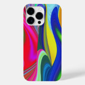 Summerrainboeg, Abstracte 3D Rainbowart iPhone Hoesje (Achterkant)