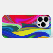 Summerrainboeg, Abstracte 3D Rainbowart iPhone Hoesje (Achterkant horizontaal)