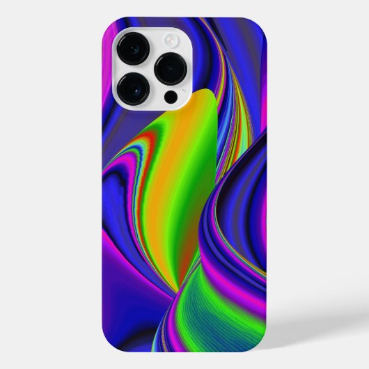 Summerrainboeg, Abstracte 3D Rainbowart iPhone Hoesje (Achterkant)