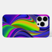 Summerrainboeg, Abstracte 3D Rainbowart iPhone Hoesje (Achterkant horizontaal)
