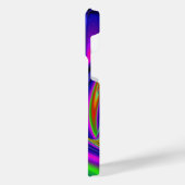 Summerrainboeg, Abstracte 3D Rainbowart iPhone Hoesje (Linkerkant)