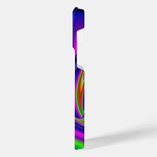 Summerrainboeg, Abstracte 3D Rainbowart iPhone Hoesje (Linkerkant)