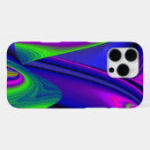 Summerrainboeg, Abstracte 3D Rainbowart iPhone Hoesje (Achterkant horizontaal)
