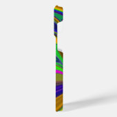 Summerrainboeg, Abstracte 3D Rainbowart iPhone Hoesje (Linkerkant)