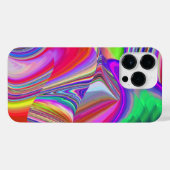 Summerrainboeg, Abstracte 3D Rainbowart iPhone Hoesje (Achterkant horizontaal)