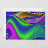 Summerrainboeg, Abstracte 3D Rainbowart Kaart (Voorkant)