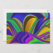 Summerrainboeg, Abstracte 3D Rainbowart Kaart (Voorkant)