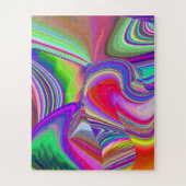 Summerrainboeg, Abstracte 3D Rainbowart Legpuzzel (Verticaal)