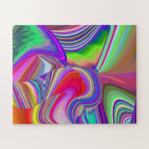 Summerrainboeg, Abstracte 3D Rainbowart Legpuzzel