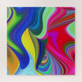 Summerrainboeg, Abstracte 3D Rainbowart Legpuzzel (Horizontaal)
