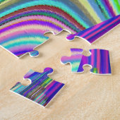 Summerrainboeg, Abstracte 3D Rainbowart Legpuzzel (Zijkant)