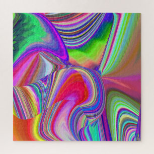 Summerrainboeg, Abstracte 3D Rainbowart Legpuzzel