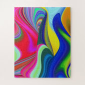Summerrainboeg, Abstracte 3D Rainbowart Legpuzzel (Verticaal)