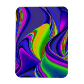 Summerrainboeg, Abstracte 3D Rainbowart Magneet (Verticaal)