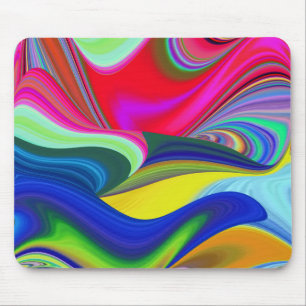 Summerrainboeg, Abstracte 3D Rainbowart Muismat