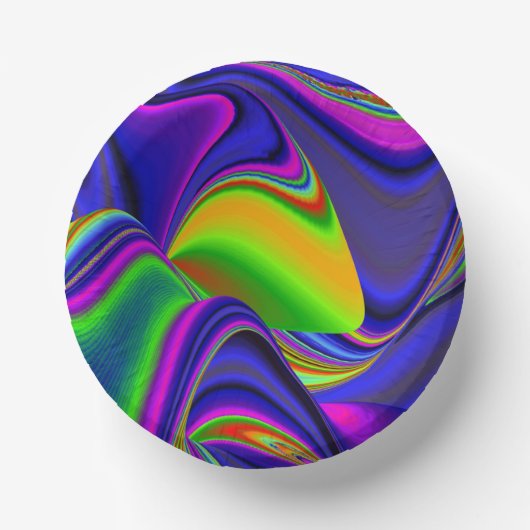 Summerrainboeg, Abstracte 3D Rainbowart Papieren Kommen (Voorkant)