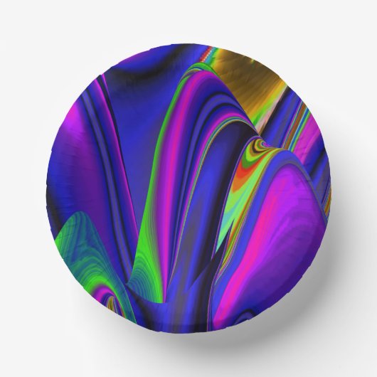 Summerrainboeg, Abstracte 3D Rainbowart Papieren Kommen (Voorkant)