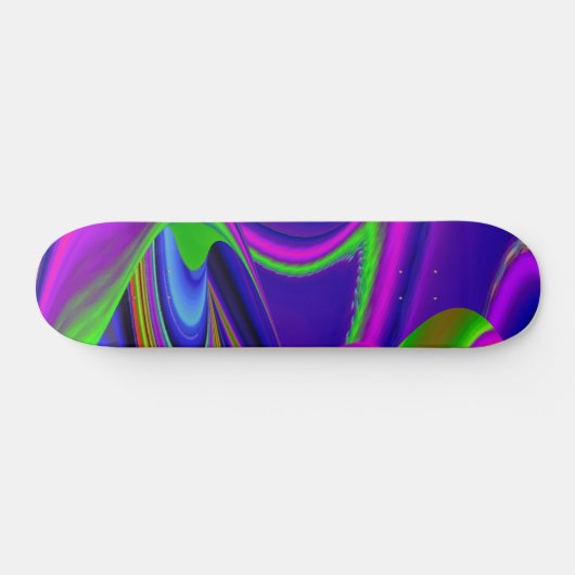Summerrainboeg, Abstracte 3D Rainbowart Persoonlijk Skateboard (Horizontaal)
