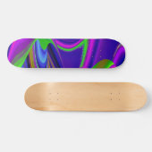 Summerrainboeg, Abstracte 3D Rainbowart Persoonlijk Skateboard (Horizontaal)