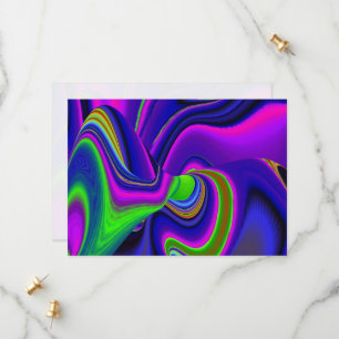 Summerrainboeg, Abstracte 3D Rainbowart Save The Date
