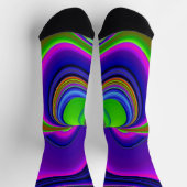 Summerrainboeg, Abstracte 3D Rainbowart Sokken (Top)