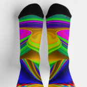 Summerrainboeg, Abstracte 3D Rainbowart Sokken (Top)