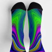 Summerrainboeg, Abstracte 3D Rainbowart Sokken (Top)