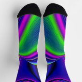 Summerrainboeg, Abstracte 3D Rainbowart Sokken (Top)