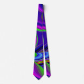 Summerrainboeg, Abstracte 3D Rainbowart Stropdas (Voorkant)
