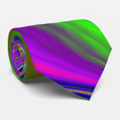 Summerrainboeg, Abstracte 3D Rainbowart Stropdas (Opgerold)
