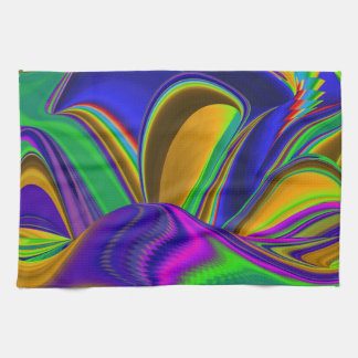 Summerrainboeg, Abstracte 3D Rainbowart Theedoek