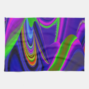 Summerrainboeg, Abstracte 3D Rainbowart Theedoek