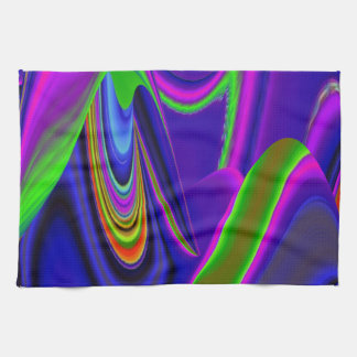 Summerrainboeg, Abstracte 3D Rainbowart Theedoek