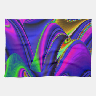Summerrainboeg, Abstracte 3D Rainbowart Theedoek