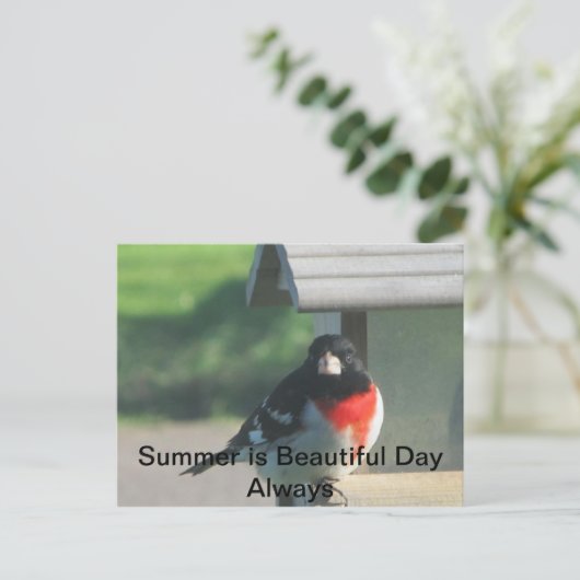 Summers Beautty Briefkaart (Staand voorkant)