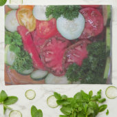 Summer's Bounty Dish Towel Theedoek (Gevouwen)