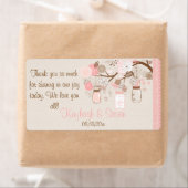 Summer's Dream Wedding Favor Labels (Insitu)
