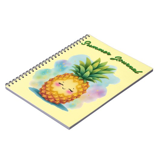 Summer's Journal Happy Pineapple Notitieboek (Linkerzijde)
