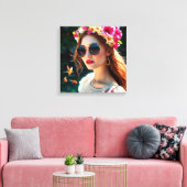 Summer's Radiance Canvas Afdruk (Insitu (Woonkamer))