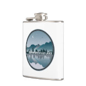 Summersville Lake West Virginia reflectie Heupfles (Links)