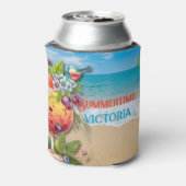 Summertime Aangepaste Oostelijke Oceaan Blikjeskoeler (Blikje Achterkant)