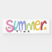 Summertime Banner 2,5 x 8 inch (Horizontaal)